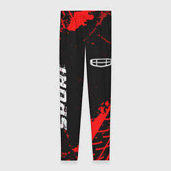Женские легинсы Geely red sport tires