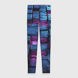 Женские легинсы Неоновые плитки объемные