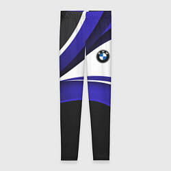 Женские легинсы BMW Logotype - blue waves