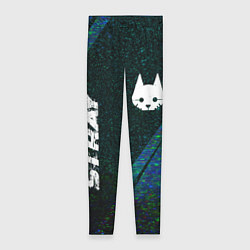 Женские легинсы Stray glitch blue