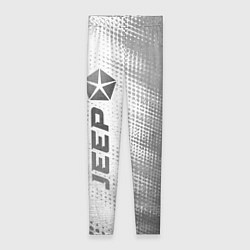 Женские легинсы Jeep - white gradient по-вертикали