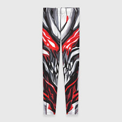 Леггинсы женские Абстрактный красный череп, цвет: 3D-принт
