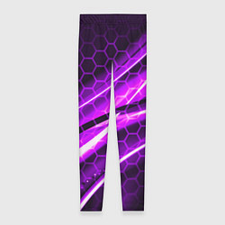 Женские легинсы Неоновая броня текстура