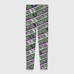 Женские легинсы Juventus glitch pattern