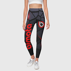 Леггинсы женские Bimoto - плиты с эффектом свечения, цвет: 3D-принт — фото 2
