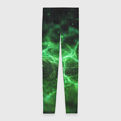 Женские легинсы Зеленая связь текстура