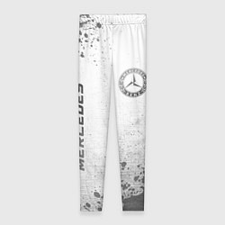 Леггинсы женские Mercedes - white gradient вертикально, цвет: 3D-принт