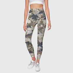 Леггинсы женские Светлый камуфляж, цвет: 3D-принт — фото 2