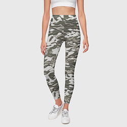 Леггинсы женские Фактурный камуфляж, цвет: 3D-принт — фото 2