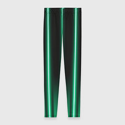 Леггинсы женские Neon turquoise, цвет: 3D-принт