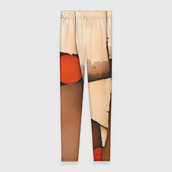 Женские легинсы Фрагментированная композиция