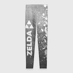 Женские легинсы Zelda - grey gradient по-вертикали