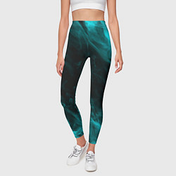 Леггинсы женские Neon smoke, цвет: 3D-принт — фото 2