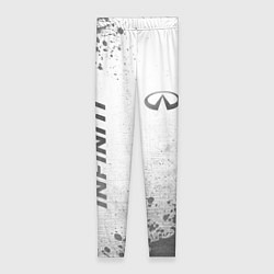 Леггинсы женские Infiniti - white gradient вертикально, цвет: 3D-принт
