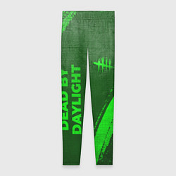 Леггинсы женские Dead by Daylight - green gradient вертикально, цвет: 3D-принт