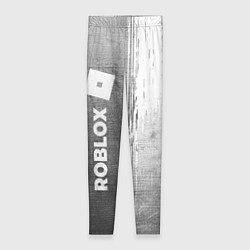 Леггинсы женские Roblox - grey gradient по-вертикали, цвет: 3D-принт