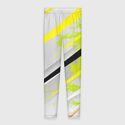 Леггинсы женские Color white light green, цвет: 3D-принт