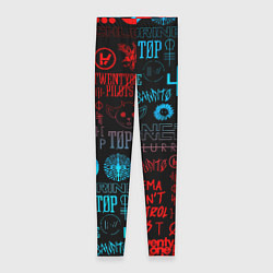 Женские легинсы Twenty one pilots rock pattern