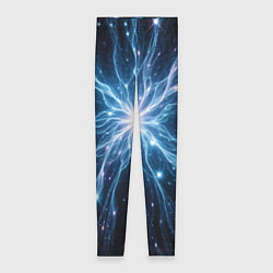Женские легинсы Всплеск света и звезды - космическая абстракция