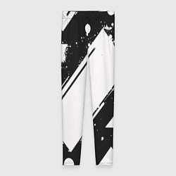 Женские легинсы Color black white