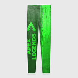 Леггинсы женские Apex Legends - green gradient по-вертикали, цвет: 3D-принт