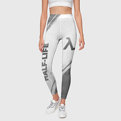 Леггинсы женские Half-Life - white gradient вертикально, цвет: 3D-принт — фото 2