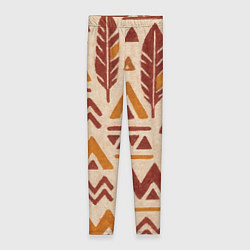 Леггинсы женские Паттерн с индийскими мотивами, цвет: 3D-принт