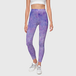 Леггинсы женские Фиолетовый свет фонаря, цвет: 3D-принт — фото 2