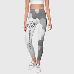 Леггинсы женские Volkswagen - white gradient по-вертикали, цвет: 3D-принт — фото 2