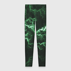 Женские легинсы Lightning green line