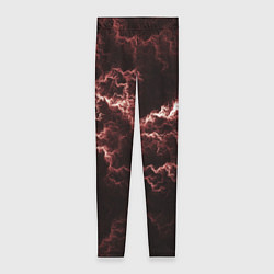 Женские легинсы Lightning red
