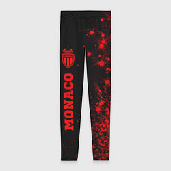 Леггинсы женские Monaco - red gradient по-вертикали, цвет: 3D-принт