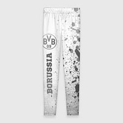 Женские легинсы Borussia - white gradient по-вертикали