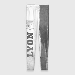 Леггинсы женские Lyon - white gradient по-вертикали, цвет: 3D-принт