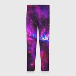 Женские легинсы Неоновый галактический космос