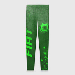 Леггинсы женские Fiat - green gradient вертикально, цвет: 3D-принт