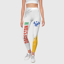 Леггинсы женские Дагестан color, цвет: 3D-принт — фото 2