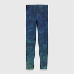 Женские легинсы Абстракция - marine camouflage