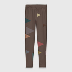 Леггинсы женские Осень палитра глубокий лес, цвет: 3D-принт