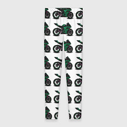 Леггинсы женские Motorbike dark green, цвет: 3D-принт