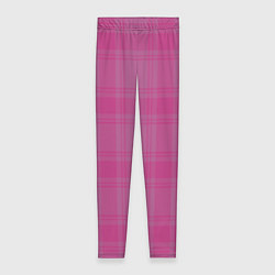 Леггинсы женские Checkered pink, цвет: 3D-принт