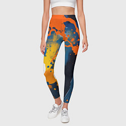 Леггинсы женские Краска на стене, цвет: 3D-принт — фото 2