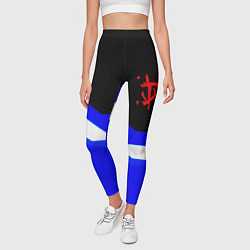 Леггинсы женские Doom sport geometry, цвет: 3D-принт — фото 2