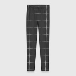 Леггинсы женские Color grey white lines, цвет: 3D-принт