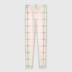 Женские легинсы Color white stripes