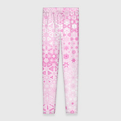 Леггинсы женские Розовая метаморфоза, цвет: 3D-принт