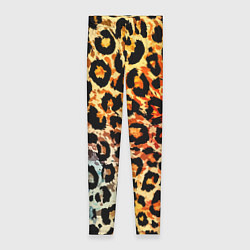 Леггинсы женские Стилизованный леопардовый, цвет: 3D-принт