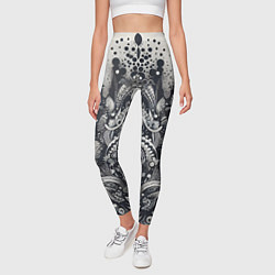 Леггинсы женские Abstract pattern - graffiti, цвет: 3D-принт — фото 2