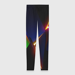 Женские легинсы Neon colored geometric