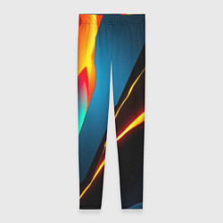 Леггинсы женские Multicoloured neon, цвет: 3D-принт